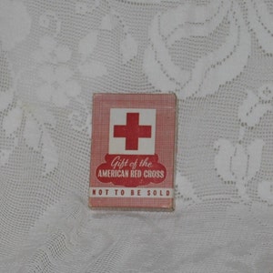 Vintage American Red Cross Playing Cards, 1950s Standard Deck, Invincible Collectible