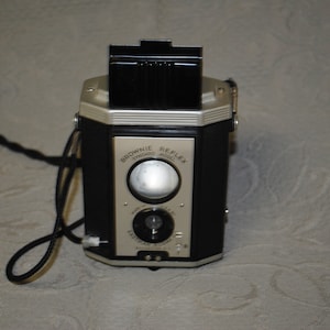 Vintage Eastman Kodak Brownie Reflex Synchro Model Box Camera, 1940s