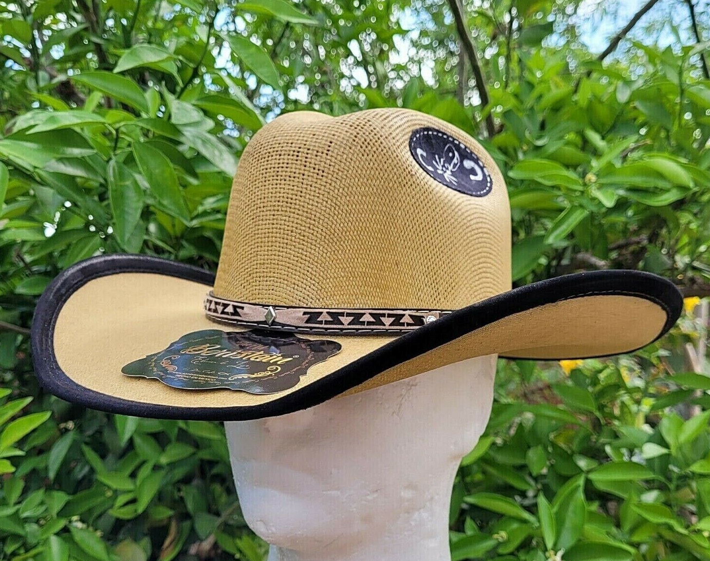 Faux Suede The Old Beristain Brown Western Cowboy Hat Size Large 282908697279632.jpeg main image 2