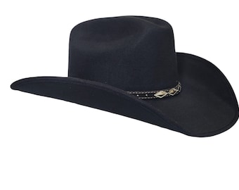 Carlop Cowboy Hat Brown Felt, Car Lop Cowboy Hat, Cowboy Hat  display picture 1