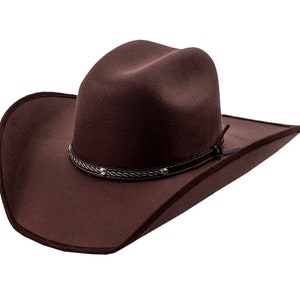 Brown wester cowboy hat, the old Murrieta luxury style, luxury cowboy