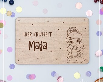 Frühstücksbrett Mit Gravur - Personalisiert Für Schulkinder Zum Einschulung