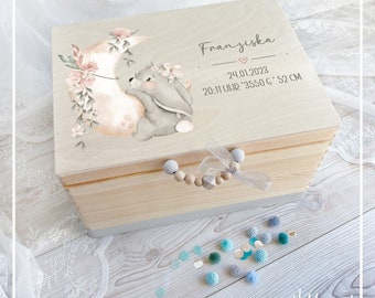 Memory box baby | Baby gift birth | Memory box | Baby memory box | Gift birth | Personalized gift baby wood