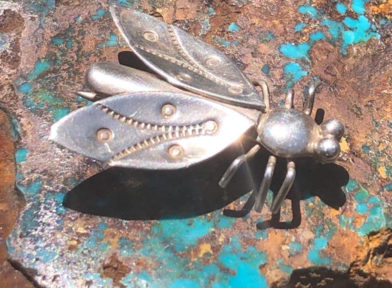 Fan Platero Vintage Native American Navajo Hand Forged Sterling Silver Bracelet Fan Platero Vintage Native American Navajo Hand Forged Sterling Silver Bracelet