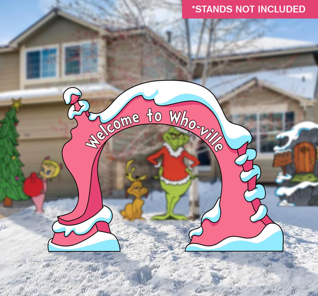 Sunwer Grinchmas Gartenflagge – 'Welcome To Whoville', 31,8 X 45,7 Cm, Doppelseitig, Wetterfest