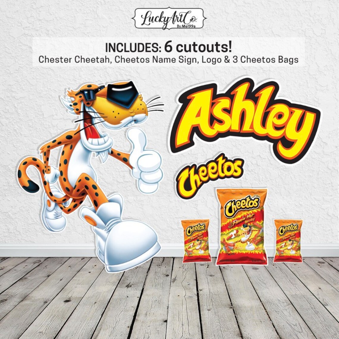 Hot Cheetos Birthday Backdrop Hot Cheetos Cutouts Hot Etsy