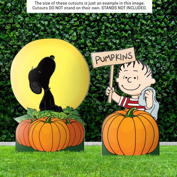 Peanuts Christmas Yard Art Etsy