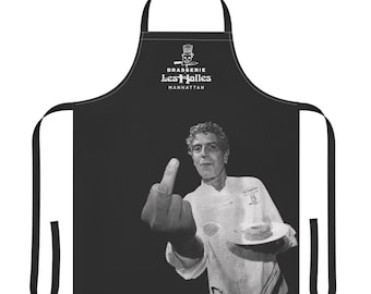 Anthony Bourdain Flipping the Bird Apron | Brasserie Les Halles N