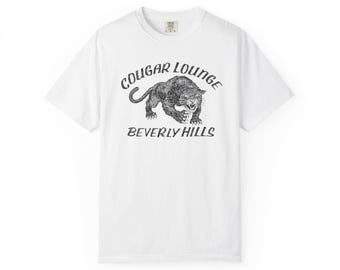 Cougar Lounge Beverly Hills T-shirt | Vintage Panther Graphic Tee