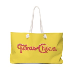 Texas Chica Lake Bag | Topo Chico Inspired Texas Girl Beach Bag | Don&#39;t Mess With Texas Tote Boat Bag | FREE SHIPPING