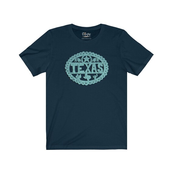 Mexican Paper Art Texas Shirt Texas Shirt Tejas Shirt 