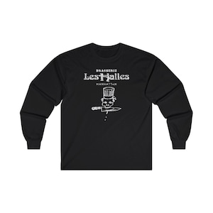 Vintage Brasserie Les Halles Long Sleeve Tee | Anthony Bourdain Tribute Shirt, Unisex Shirt, Faded Design, Vintage Look, Retro Tee