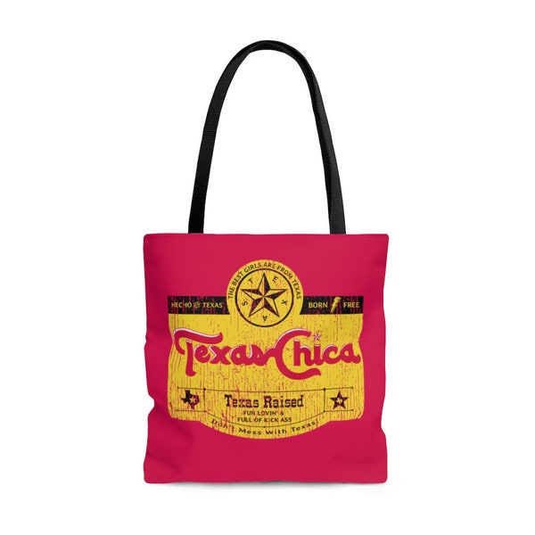 Don't Mess With a Texas Chica Lake Bag | Topo Chico Inspired Texas Girl Beach Bag | Don't Mess With Texas Tote Bag