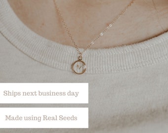 Infertility Necklace | IVF | Mustard & Mum Seed | Seed of Faith | Seed of Motherhood | Seed of Hope
