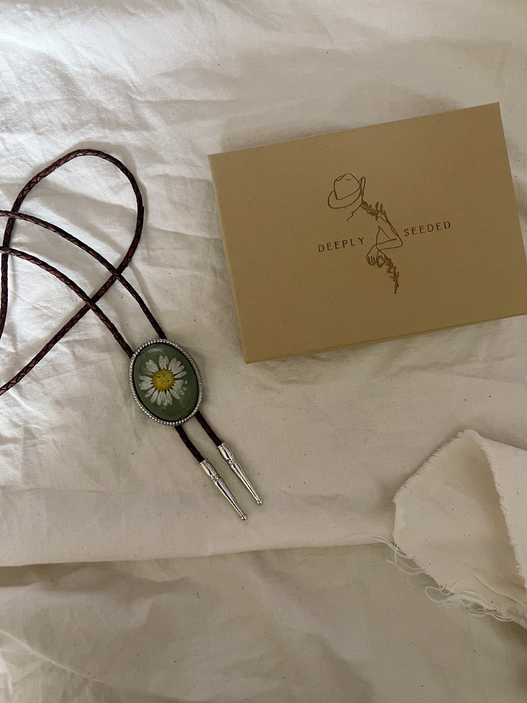 Floral Bolo Tie