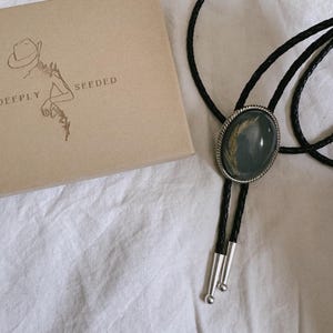 Grass | Floral Bolo Tie | Western Bolo | Western Wear | Feminine | Handmade | Leather | Cowboy Necklace | Custom Bolo | Wedding Bolo