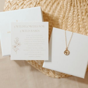 Gold Filled Wildflower Seed Necklace | Gift for Mom