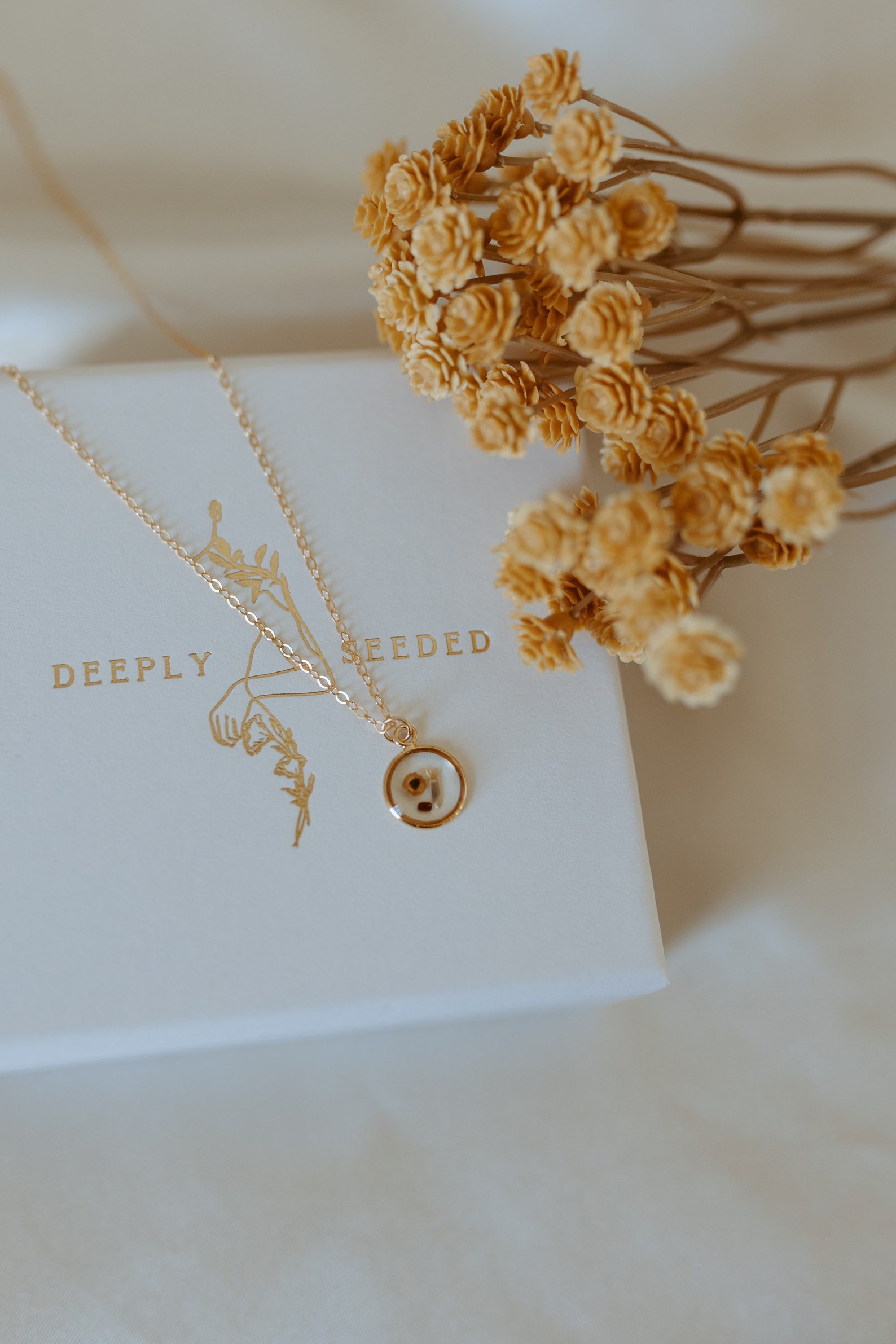 Wildflower Babe Collection Mother of 3 Necklace for Mom Motherhood