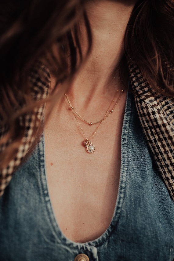 Mom Necklace: Personalized 3 Birthstone in Silver, Gold or Rose Gold – Jen  Lesea Designs