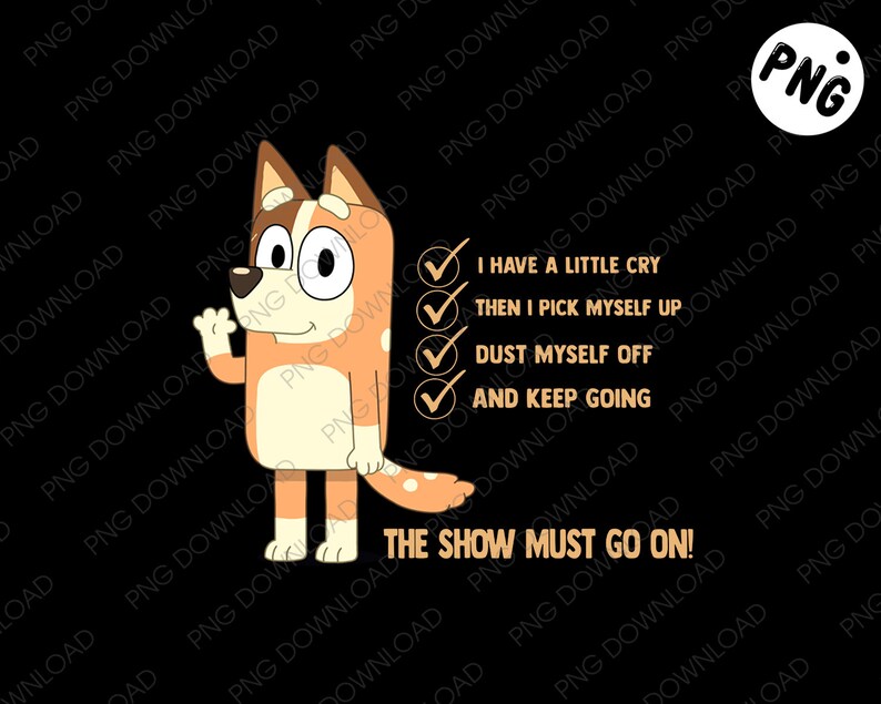 Chili Checklist Png Bluey Mum Png Instant Download Bluey Etsy