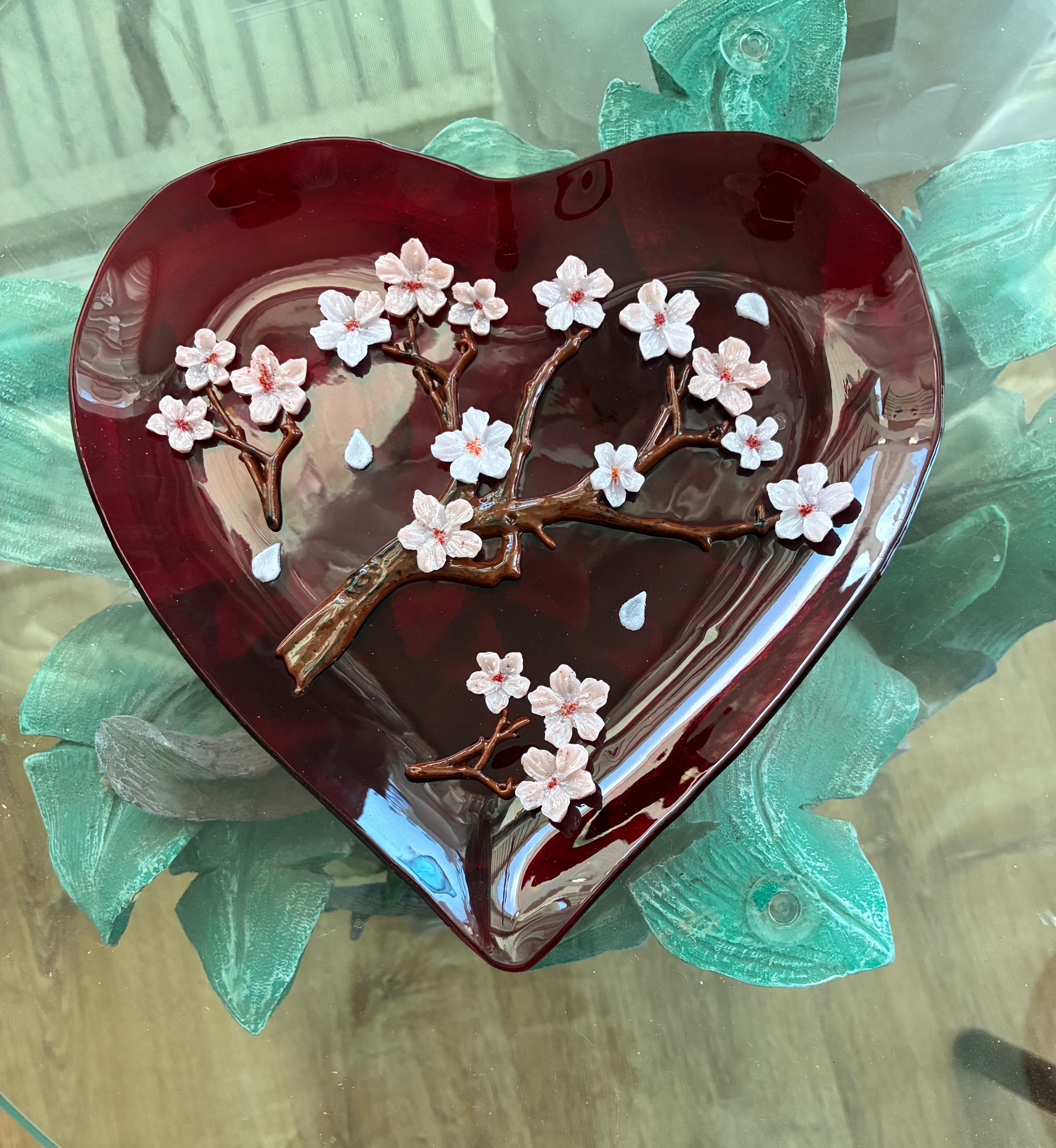 皿・プレート Fused glass platter beauty artist made 皿・プレート Fused glass platter beauty artist made Purple Fused