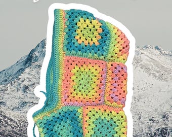 Hand Crocheted Ski Hood