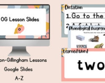 Orton Gillingham aligned lessons for A-Z plus MORE