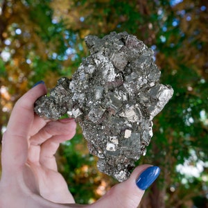 Large Raw Pyrite Cluster Specimen - Fools Gold - Pyrite Mineral - Pyrite Cubic Cluster