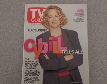 TV Guide Cybil Shepherd March 25-31 2000