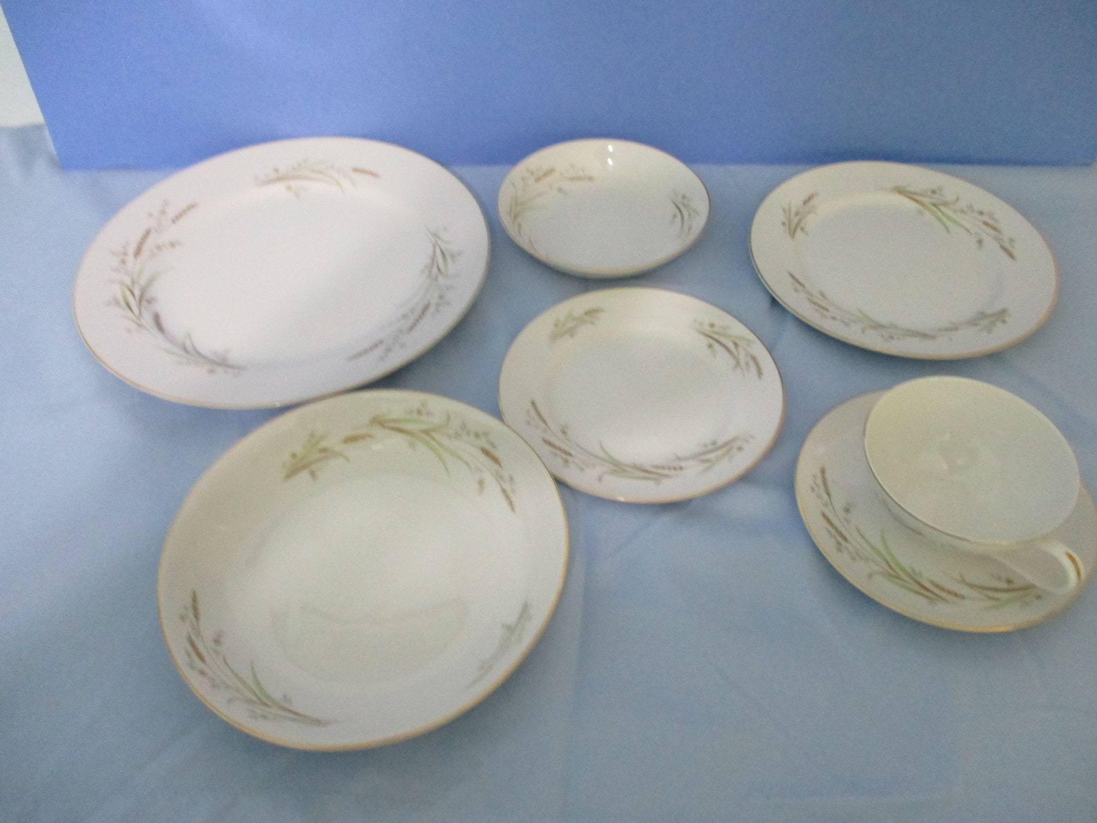Vintage Fine China of Japan Golden Harvest 74 Pc Set Etsy