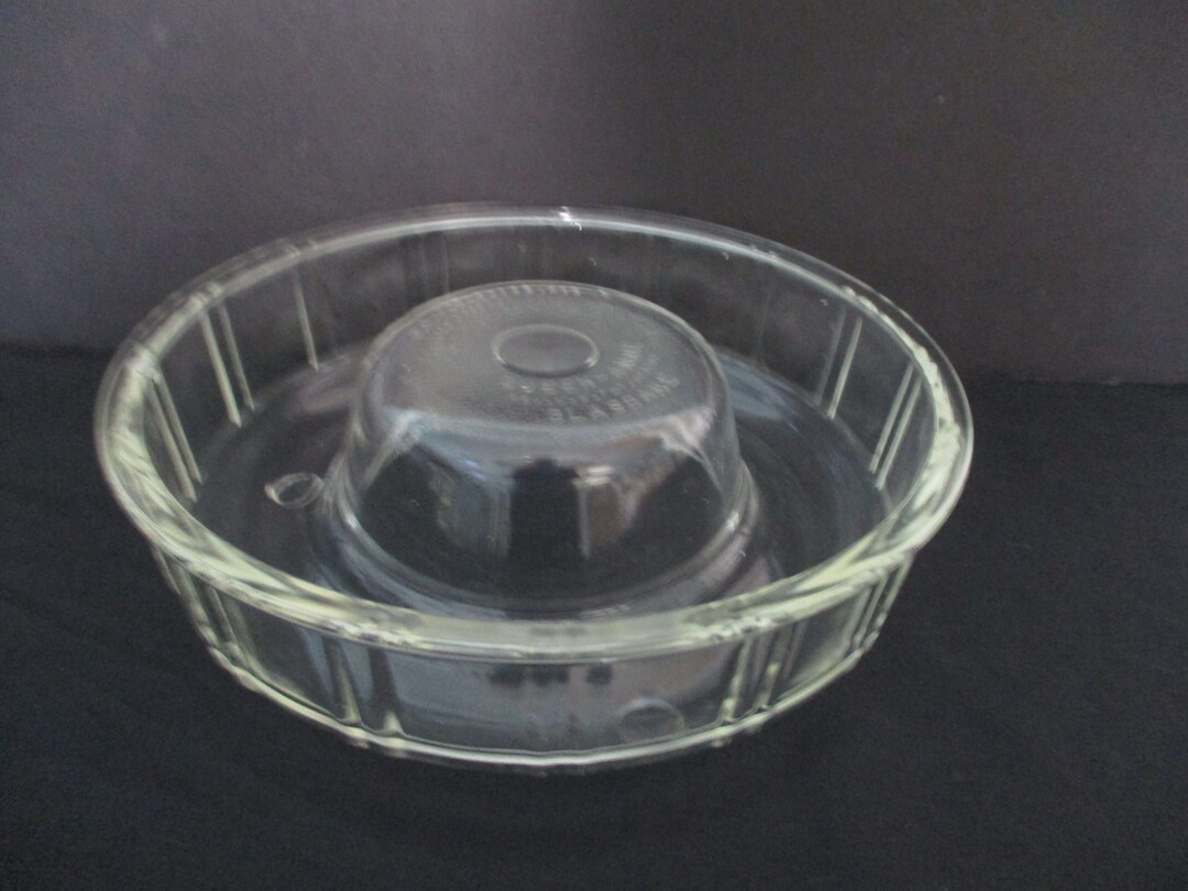 Vintage Glasbake Queen Anne Pattern Bundt Cake/ Jello Mold Etsy
