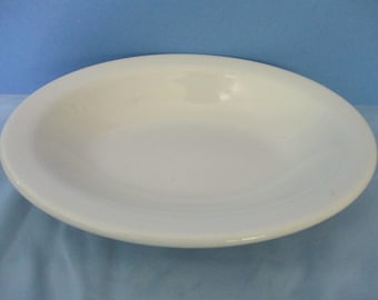 Homer Laughlin vintage white serving bowl Mid Century