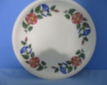 Paden City Pottery West Virginia vintage flower pattern serving platter Mid Century