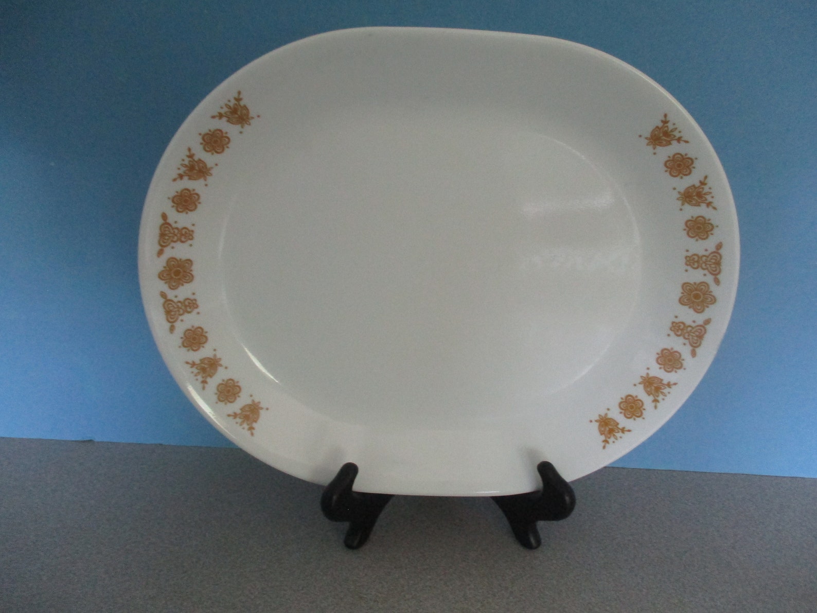 Vintage Corningware Corelle Butterfly Gold Pattern Oval Platter - Etsy