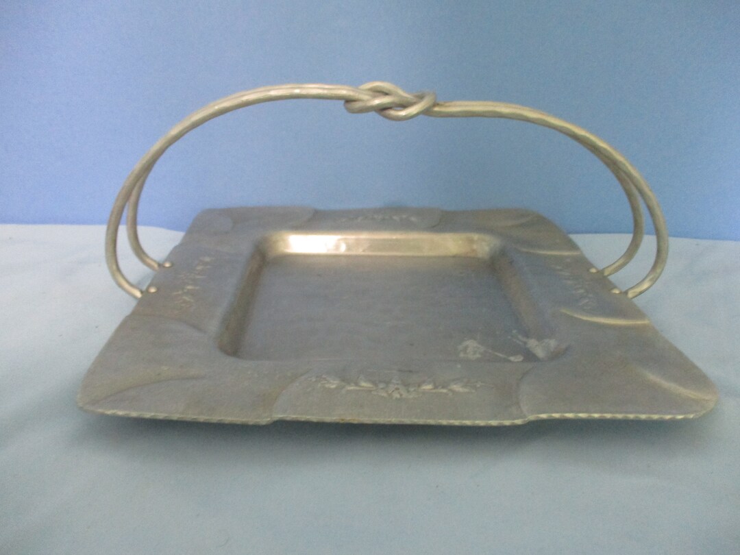 Mid Century Everlast Aluminum Tray With Top Handle , Hand Hammered Etsy