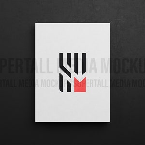 PSD Mockup Unframed 3:4 Canvas Mockup Template image 4