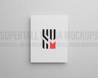 Unframed 11:14 Canvas Mockup Background | PSD Canvas Template