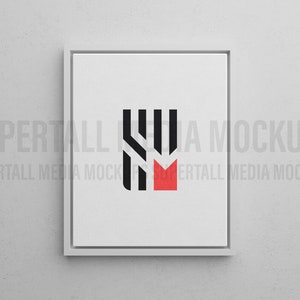 PSD Mockup | Framed 4:5 Canvas Mockup Template