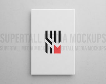 PSD Mockup | Sjabloon voor mockup van canvas 2:3-canvas niet ingekaderd