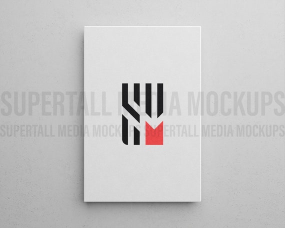 Psd Mockup Unframed 2 3 Canvas Mockup Template Etsy