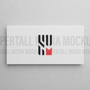 PSD Mockup | Unframed 2:1 Canvas Panoramic Mockup