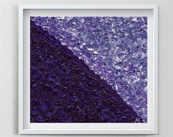 Very Peri Purple Giclee Abstract Art Print