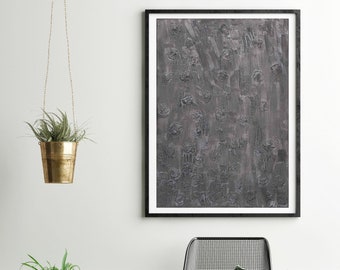 Gray Art Print