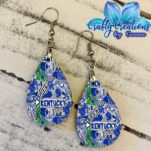 Kentucky Wildcats Earrings FREE Shipping