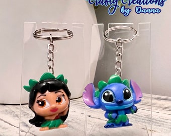 aDOORABLE Lilo and Stitch Keychain set