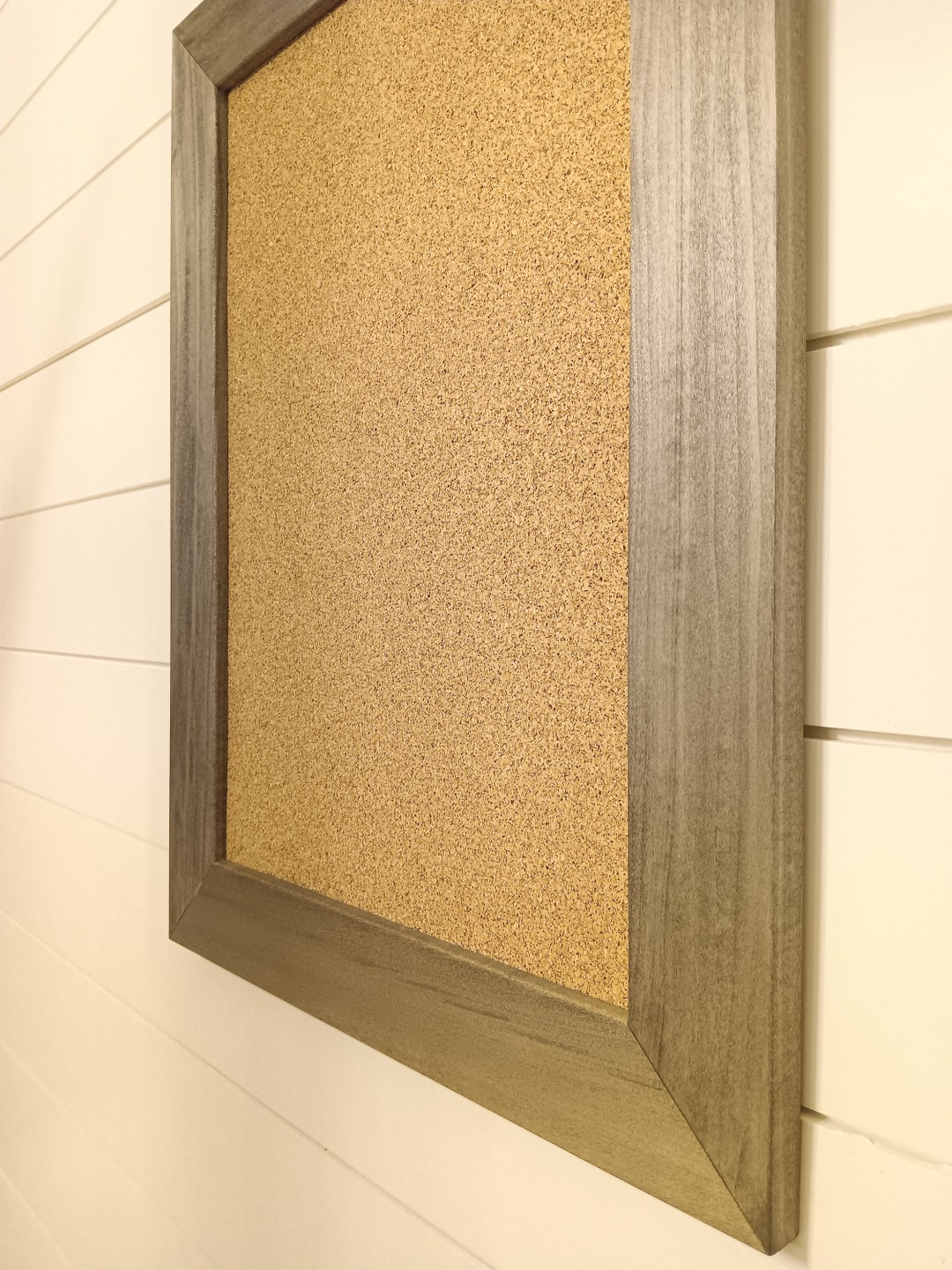 Modern Farmhouse Framed Cork Board Bulletin Board With Option to Personalize Multiple Colors
