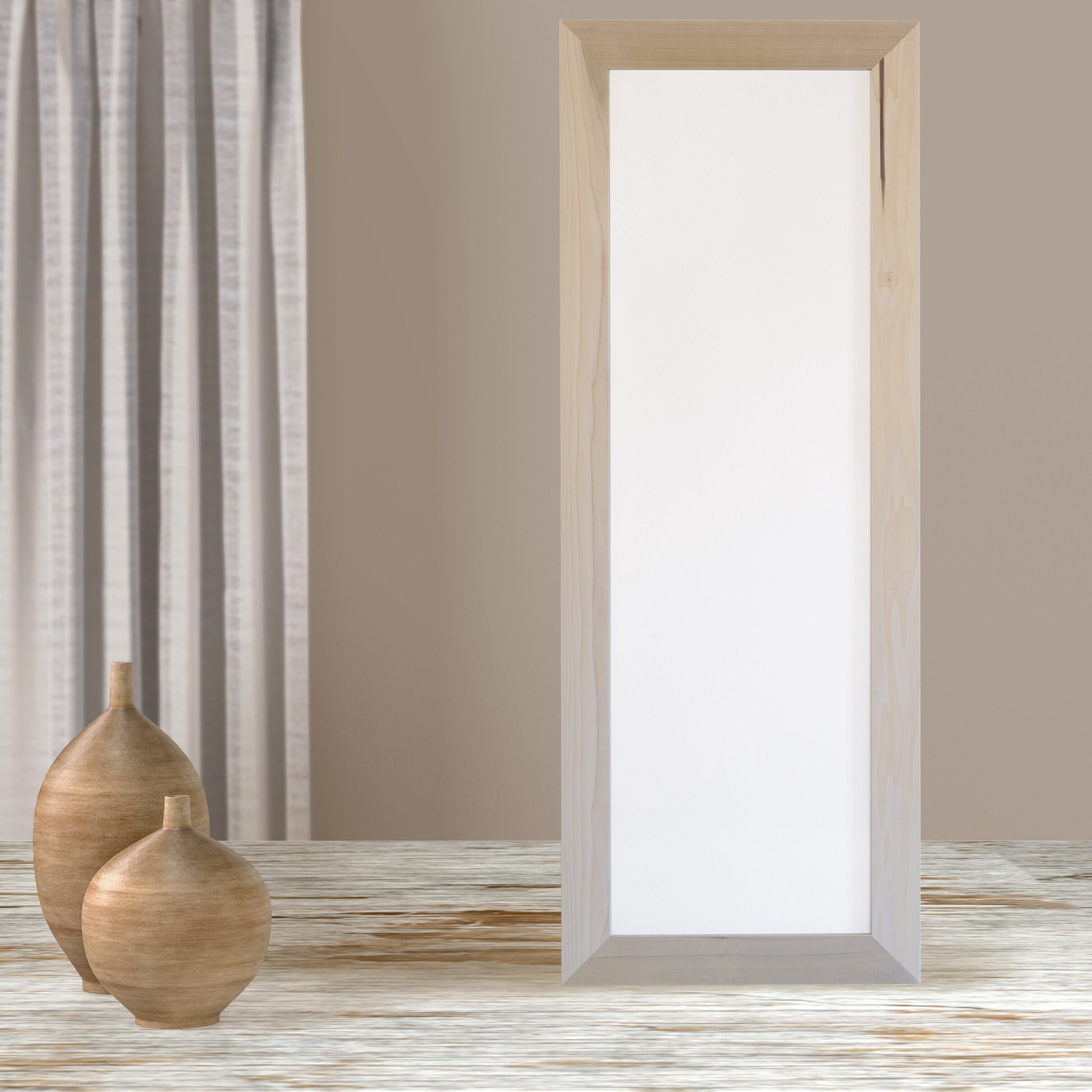 DIY Farmhouse Dry Erase Board With Optional Marker Ledge Wide Unfinished Poplar Frame multiple