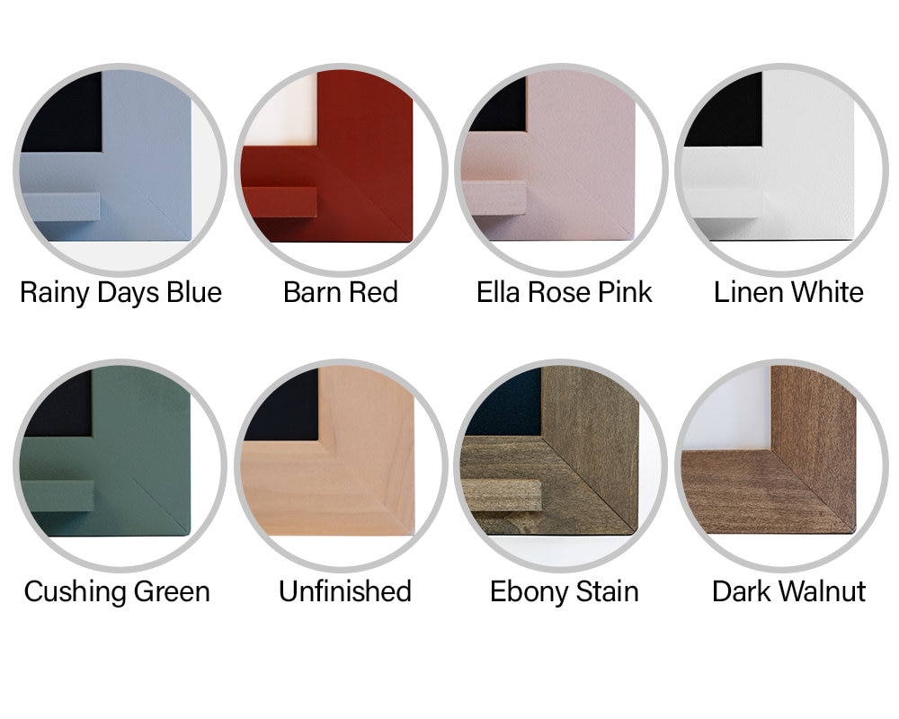 DIY Farmhouse Dry Erase Board With Optional Marker Ledge Etsy