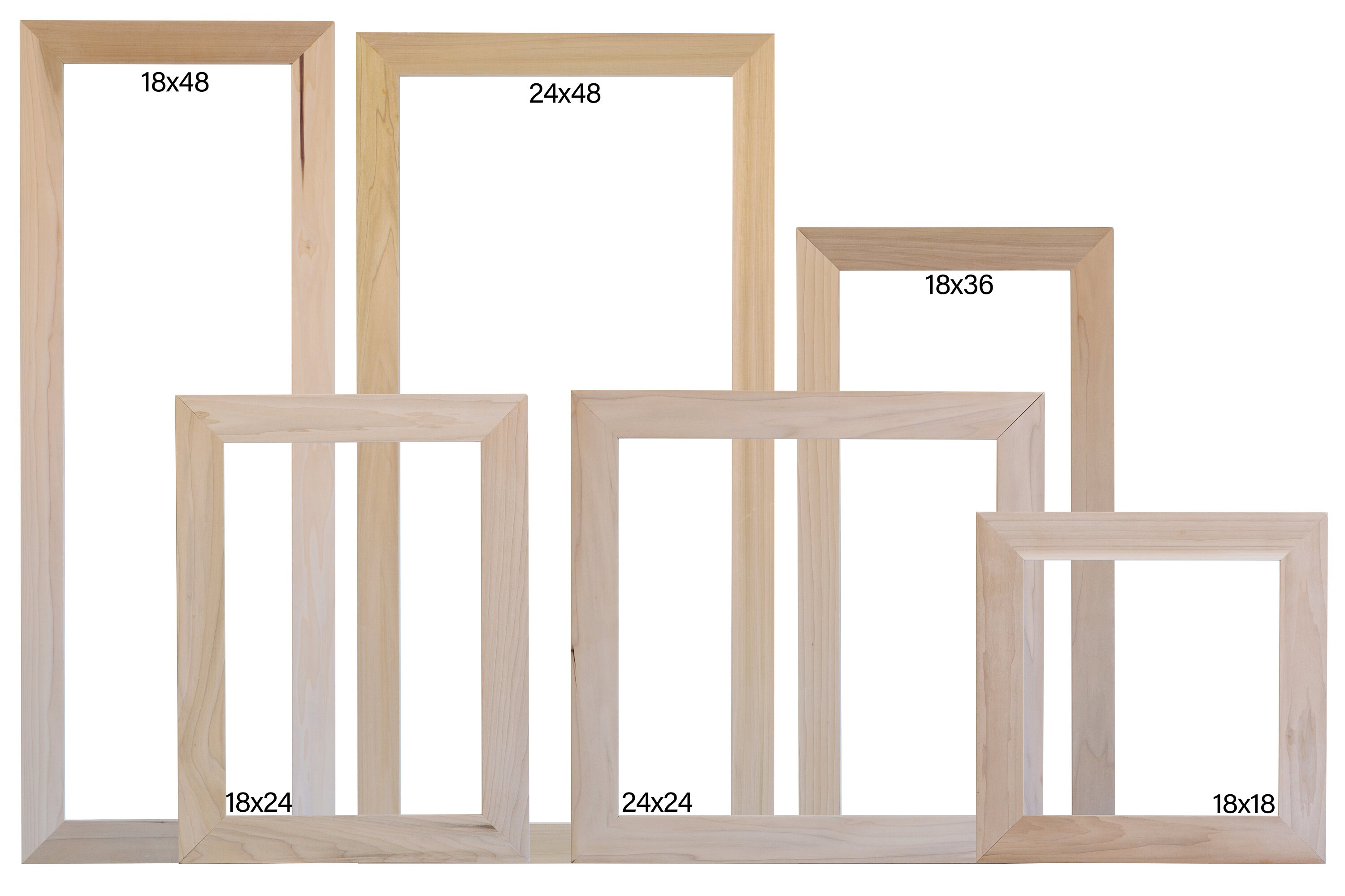 DIY Farmhouse Dry Erase Board With Optional Marker Ledge Wide Unfinished Poplar Frame multiple