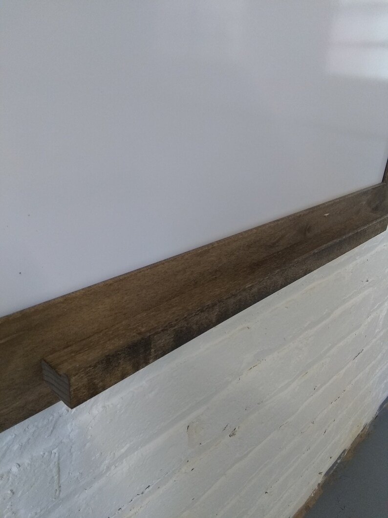 Rustic Farmhouse Dry Erase Board With Optional Marker Ledge Etsy